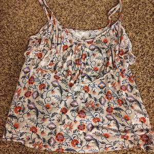 Aeropostale Frilled Crop Tank